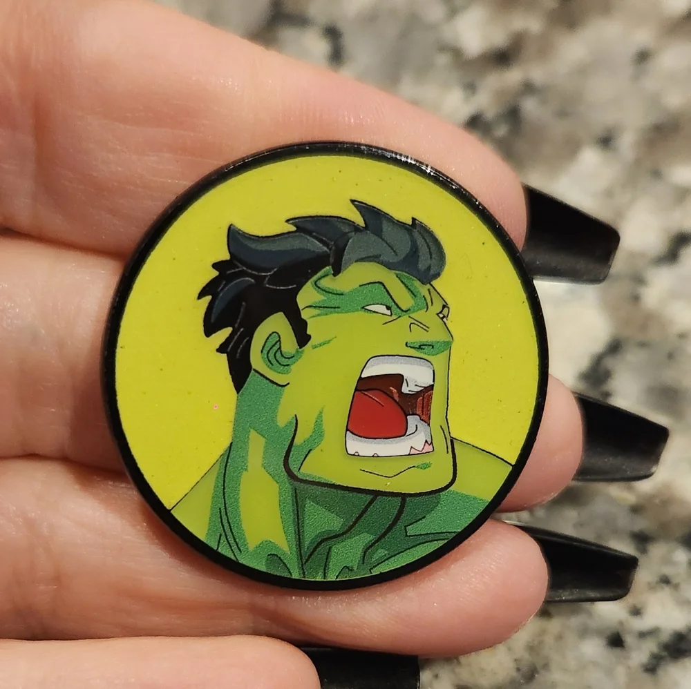 (5 For $30) Disney Pin Marvel Avengers Green Hulk Booster Pin - Picture 1 of 3